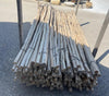 Vigas de madera redondas muy finas.