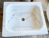 Lavabo de mármol 46 x 40 cm.
