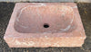 Lavabo mármol rojo.