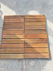 Tarima de madera tropical.