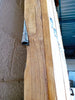 Portón de madera restaurado.
