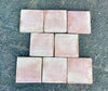 Suelos de barro artesanal 25 x 25 x 2 cm.