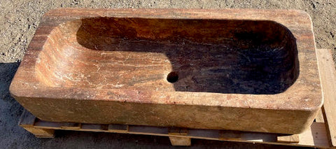 Pila de piedra travertino
