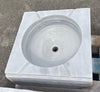 Lavabo antiguo de mármol.