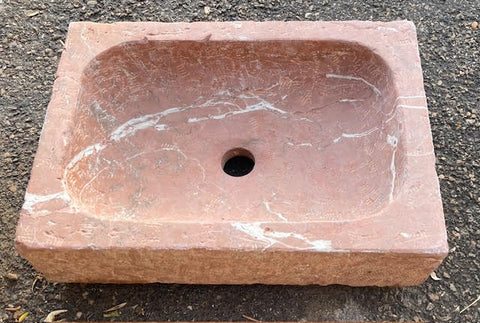 Lavabo mármol rojo