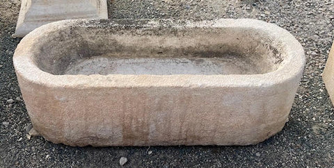 Pilon de piedra ovalado
