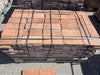 Ladrillo de barro antiguo rojo.