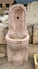 Fuente de piedra de pared.