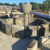 Cerco para fuente de granito