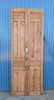 Puerta de madera restaurada.