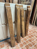 Canecillos de madera antiguos.