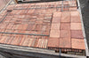 Suelos de barro rojizo 10 x 10 cm.