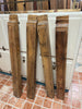 Canecillos de madera antiguos.