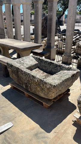 Pilón lavadero de piedra de granito