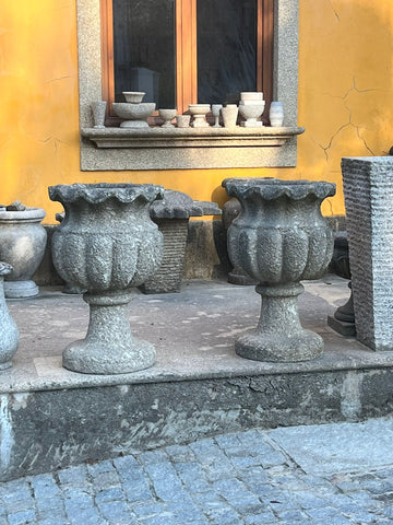 Copas de jardín de granito
