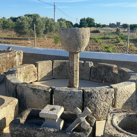 Cerco para fuente de granito
