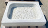 Lavabo de mármol antiguo.