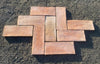 Suelo de barro artesanal 50 x 20 x 2 cm