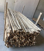 Vigas de madera redondas muy finas.