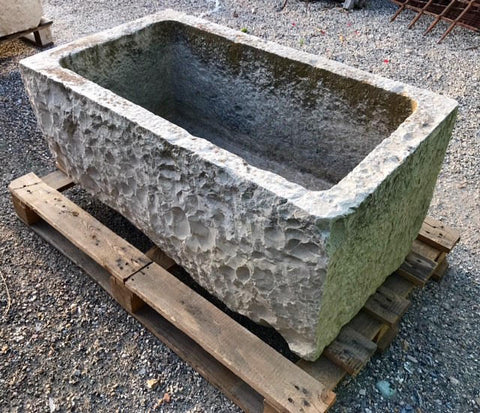 Pilón de piedra de 1,01 metros x 56 cm