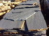 Losa de piedra gris pizarra.