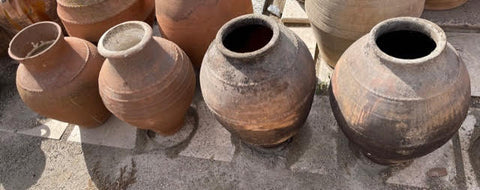 Tinajas antiguas de 54-60 cm alto