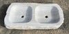 Fregadero mármol 2 senos 97 x 48,5 cm.