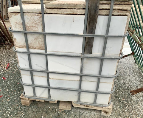 Losa de mármol blanco 30 x 30