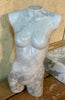 Busto femenino de mármol de Carrara Calacatta.