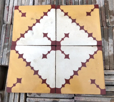 Baldosa hidráulica antigua