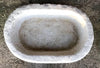 Pila de mármol blanco ovalada 60 x 40 cm.