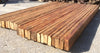 Vigas de madera recuperadas.