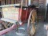 Carro de varas madera policromada.