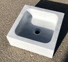 Lavabo de mármol 40 x 40 cm.