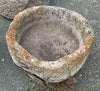 Pilón de piedra caliza redondo 55 cm