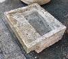Pila de lavar de piedra ocre 61 x 55 cm.
