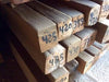Vigas de madera vieja limpia