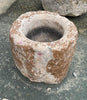 Pilón de piedra caliza redondo 38 cm.