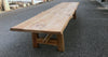 Mesa grande madera al natural