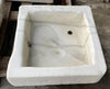 Lavabo antiguo de mármol 55 x 53 cm.