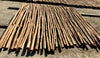 Vigas de madera redondas muy finas.