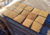 Suelos de barro clarito 10 x 10 cm.