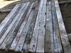 Partida de madera antigua de vagón de tren.