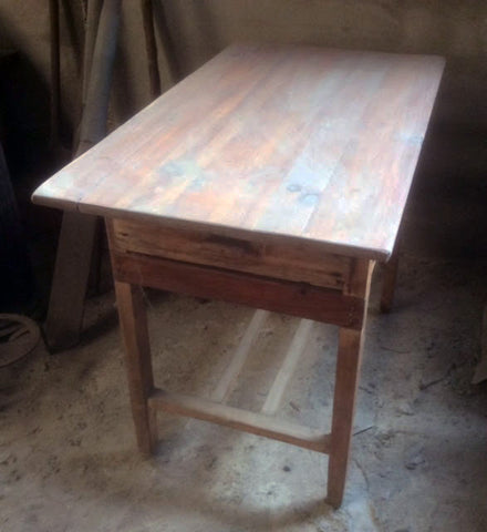 Mesa de cocina antigua 106 x 59 cm