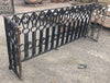 Balcones de hierro modernistas.