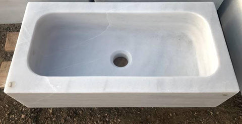 Lavabo de mármol 60 x 30 cm