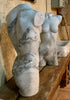 Busto femenino de mármol de Carrara Calacatta.