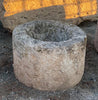 Pilón de piedra redondo 60 cm.