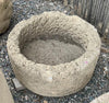 Pilón de piedra caliza redondo 47 cm.