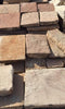 Losa de piedra irregular rojiza